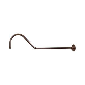 R Series 41 in. Long Architectural Bronze Goose Neck Stem