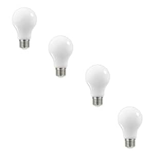 60-Watt Equivalent A19 Dimmable Energy Star Frosted Filament LED Light Bulb Daylight (4-Pack)