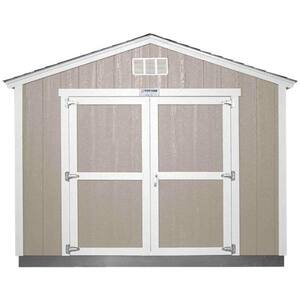 Installed The Tahoe Series Tall Ranch 10 ft. x 12 ft. x 8 ft. 10 in. Painted Wood Storage Building Shed