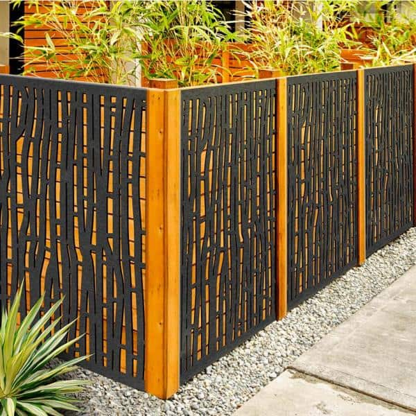 Project Source 3-ft x 4-ft Black Indoor or Outdoor Decorative