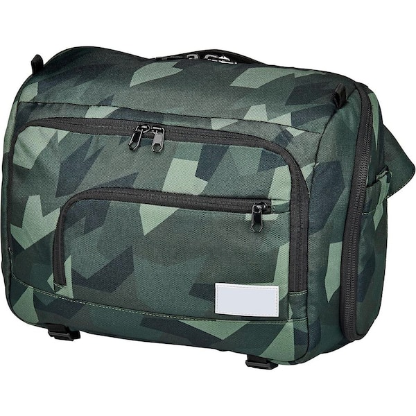 Camera Sling Bag Adjustable Straps Ample Dividers Water-Resistant Fabric YKK Zippers in Camo