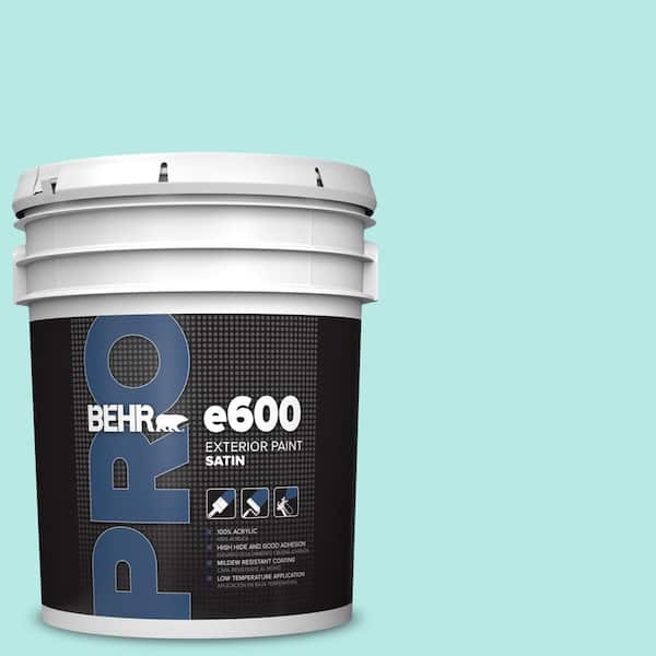BEHR PRO 5 gal. #P450-2 Tahitian Breeze Satin Exterior Paint