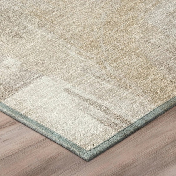 Chantille Machine Washable Indoor/Outdoor Abstract ACN2948 Ivory 9 ft. x 12 ft. Area Rug