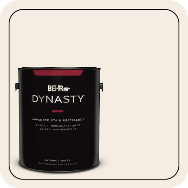 BEHR DYNASTY 1 gal. #PPU5-09 Bleached Linen Matte Interior Stain-Blocking Paint & Primer