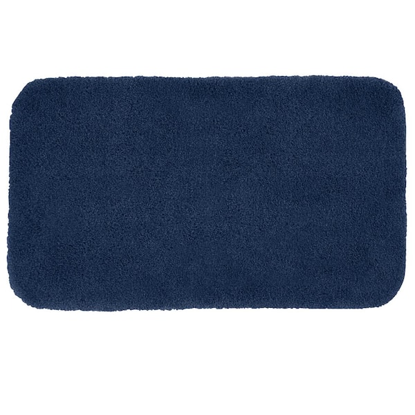 Home Decorators Collection Eloquence Navy 17 in. x 24 in. Nylon