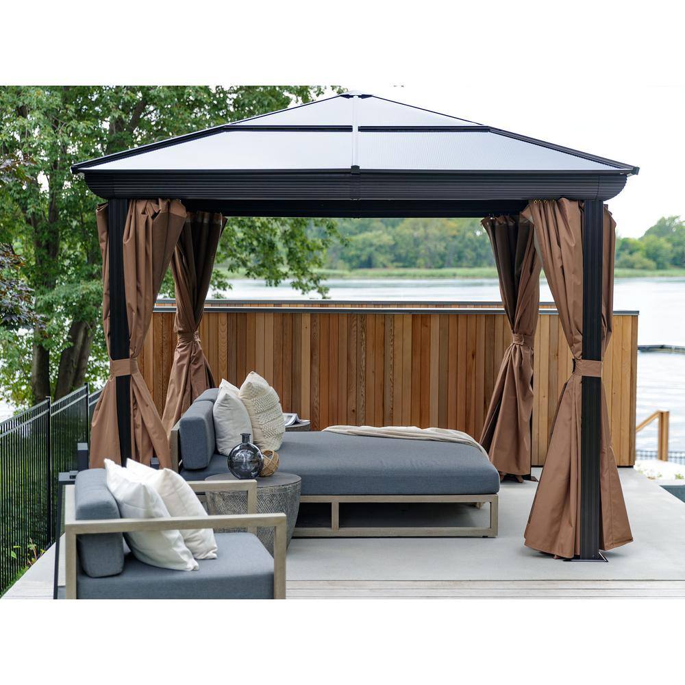 UPC 060051432267 product image for Venus Gazebo 12 ft. x 16 ft. in Brown | upcitemdb.com
