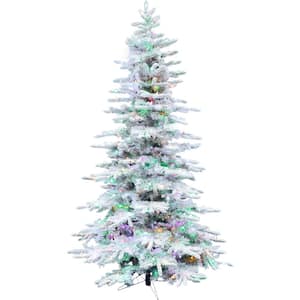 multiple color  lights White Details about   Christmas tree 