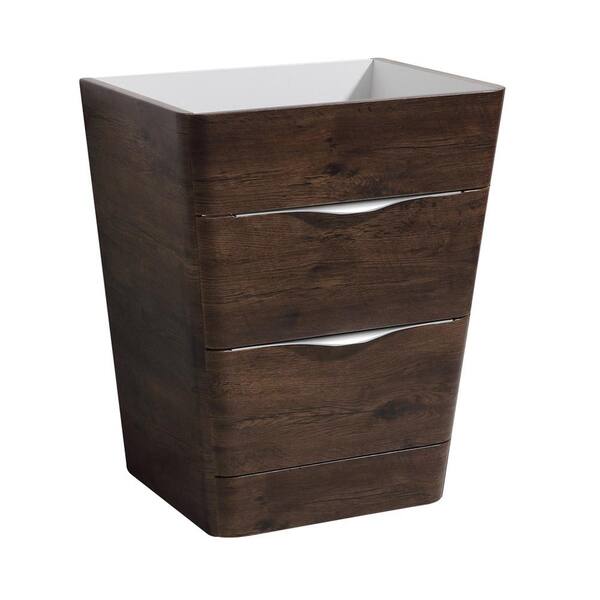Fresca Milano 26 in. Modern Bathroom Vanity Cabinet Only in Rosewood