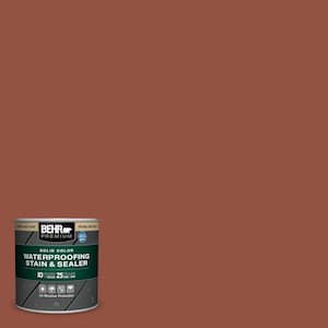 8 oz. #SC-130 California Rustic Solid Color Waterproofing Exterior Wood Stain and Sealer Sample