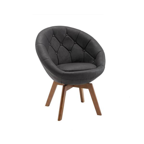 faux leather egg chair