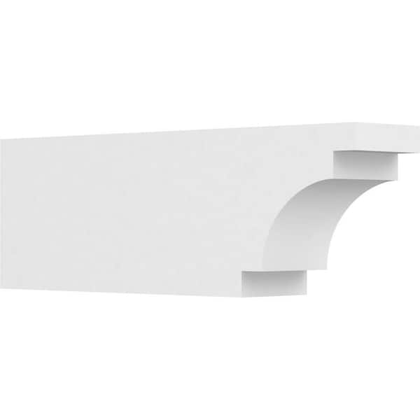 Ekena Millwork 6 in. x 10 in. x 30 in. Mediterranean PVC Rafter Tail Brace