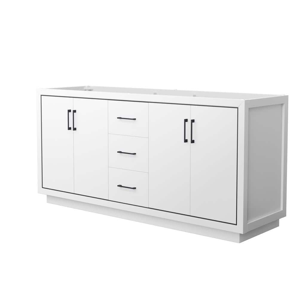Icon 71 in. W x 21.75 in. D x 34.25 in. H Double Bath Vanity Cabinet without Top in White price history on PriceWatchPro
