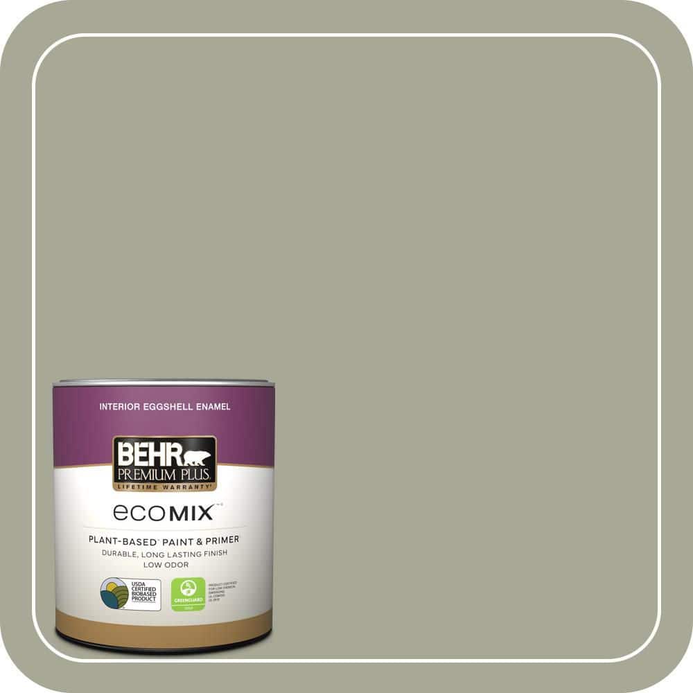 1 qt. #PPU10-16 Simply Sage Eggshell Enamel EcoMix Plant-Based Interior Paint & Primer price history on PriceWatchPro