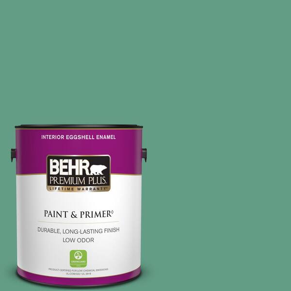 BEHR PREMIUM PLUS 1 gal. #480D-5 Scotch Lassie Eggshell Enamel Low Odor Interior Paint & Primer