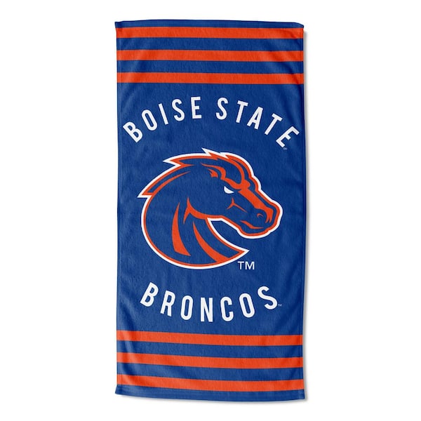 Boise State Stripes Multi Colored Beach Towel 190604133546 - The Home Depot