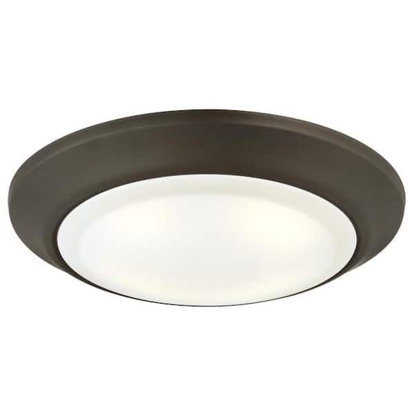 Westinghouse 15-Watt Oil Rubbed Bronze Indoor/Outdoor Integrated LED Flush Mount