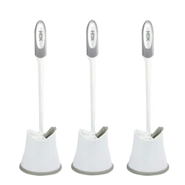 Toilet Brush and Holder 3-Pack