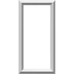 12 in. W x 24 in. H x 1/2 in. P Ashford Molded Classic Wainscot Wall Panel