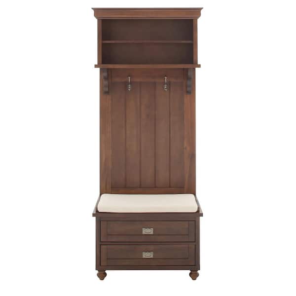 Home Decorators Collection Vernon Smokey Brown 32" W Hall Tree
