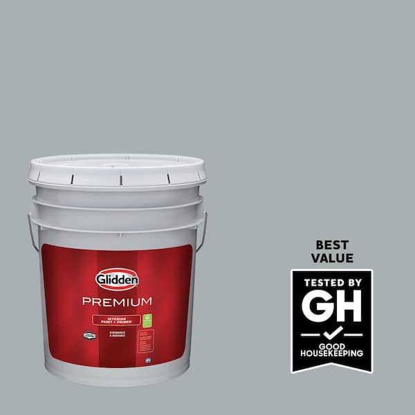 Glidden Premium 5 gal. PPG1039-3 Mirror Mirror Semi-Gloss Interior Latex Paint