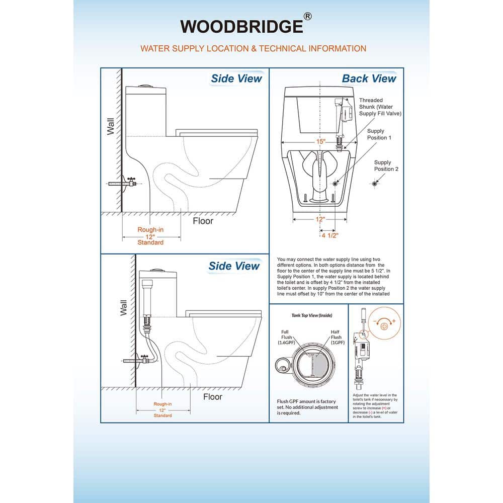 Biscuit Elongated One-Piece Dual Flush Toilet with Chrome Button