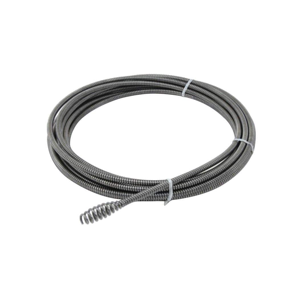 RIDGID 1/4 in. x 30 ft. Auto-Spin Replacement Drain Cleaning Cable 21338 -  The Home Depot