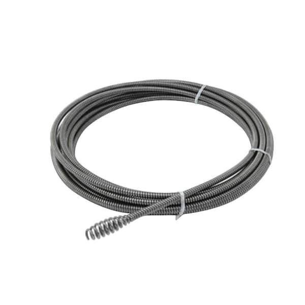 RIDGID 3/8 in. x 35 ft. C-6 All-Purpose Drain Cleaning Replacement Cable w/  Male Coupling End for K-40, K-45 & K-50 Models 62260 - The Home Depot