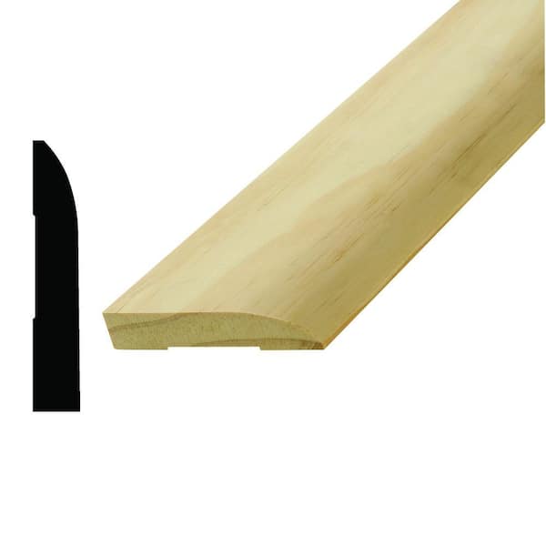 Alexandria Moulding WM 713 9/16 in. x 3-1/4 in. Pine Base Moulding