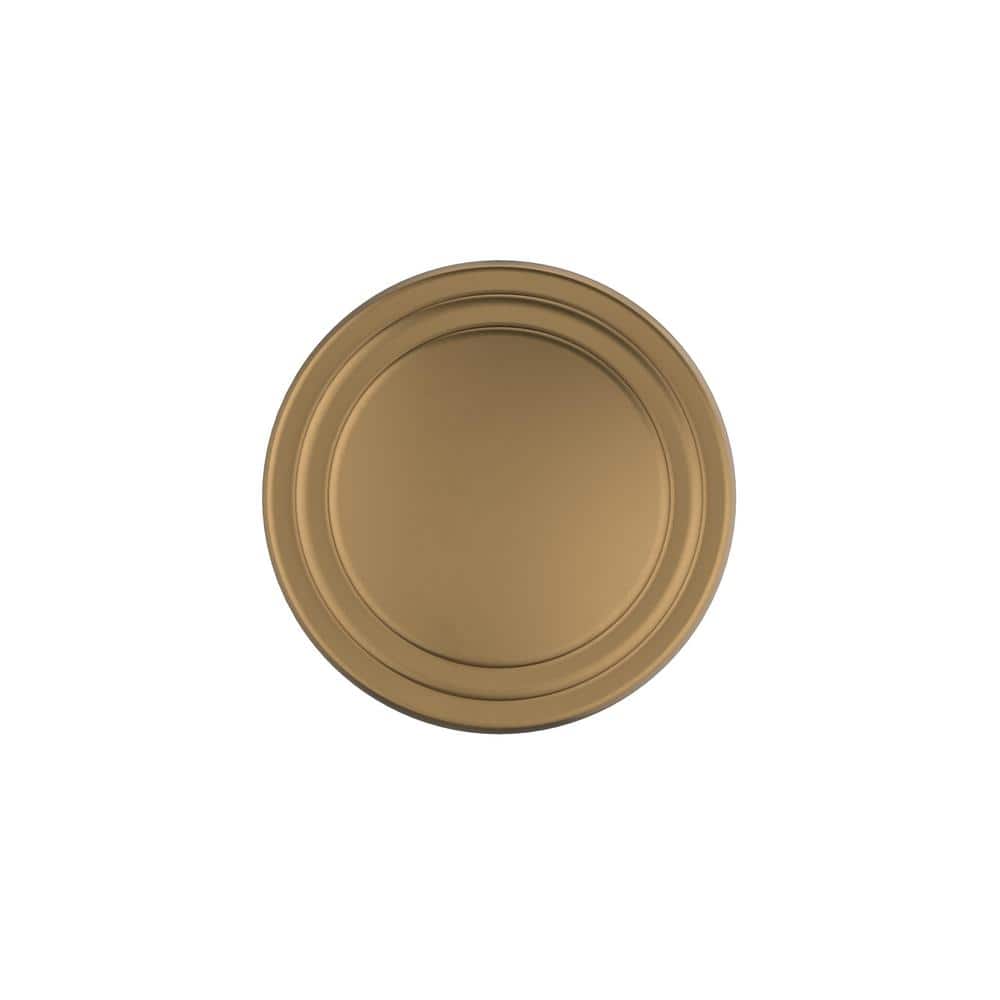 Champagne Bronze Round Cabinet Knob with Mounting Hardware