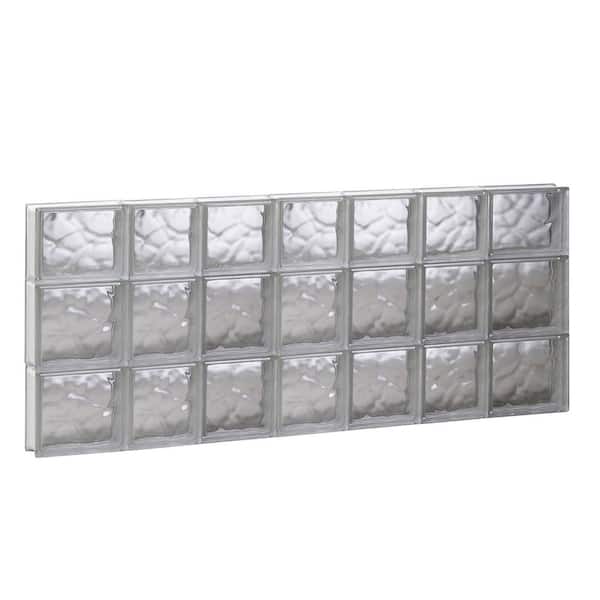X 11.5 In Frameless Wave Pattern Non-Vented Glass Block W X 3.125 In 21.25 In 