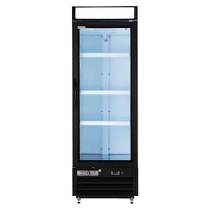X-Series 16 cu. ft. Single Door Merchandiser Refrigerator in Black