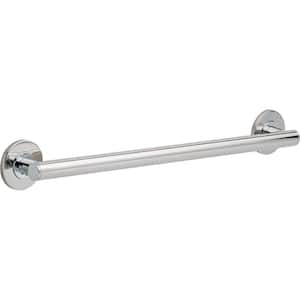 Contemporary 24 in. x 1-1/4 in. Concealed Screw ADA-Compliant Decorative Grab Bar in Chrome
