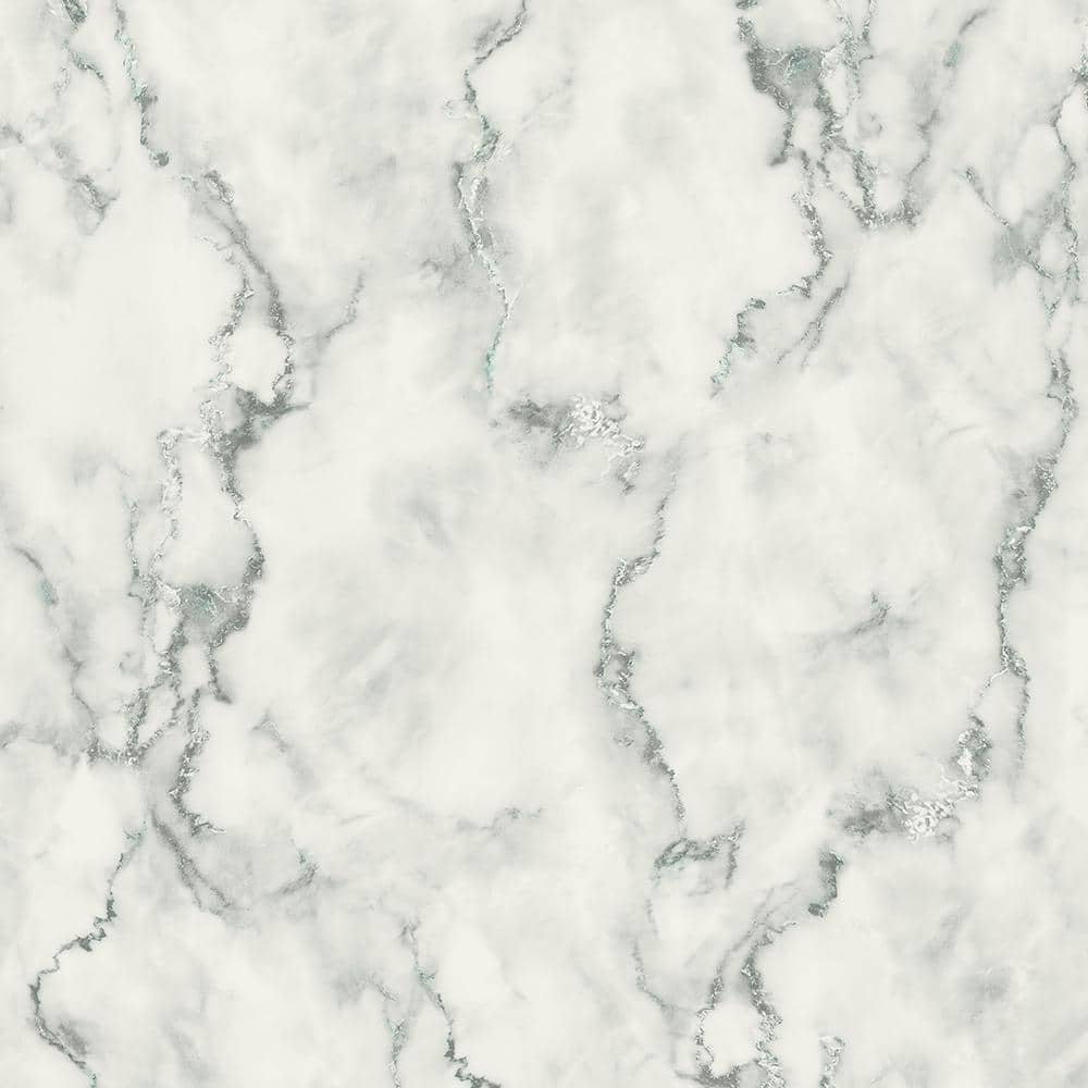 60.75 sq. ft. Calcutta and Metallic Aqua Nettie Abstract Marble Unpasted Paper Wallpaper Roll price history on PriceWatchPro