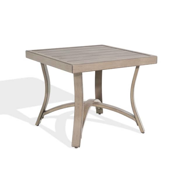 ULAX FURNITURE CHAMBER Square Aluminum Outdoor Side Table