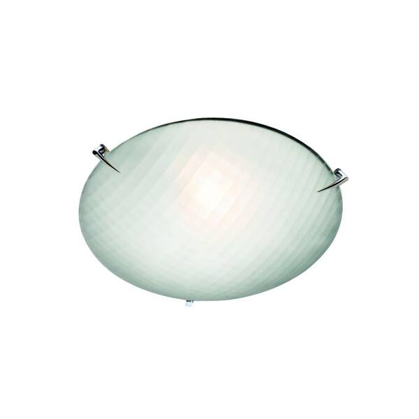 Eurofase Prisma 1-Light Chrome Ceiling Flushmount Downlight