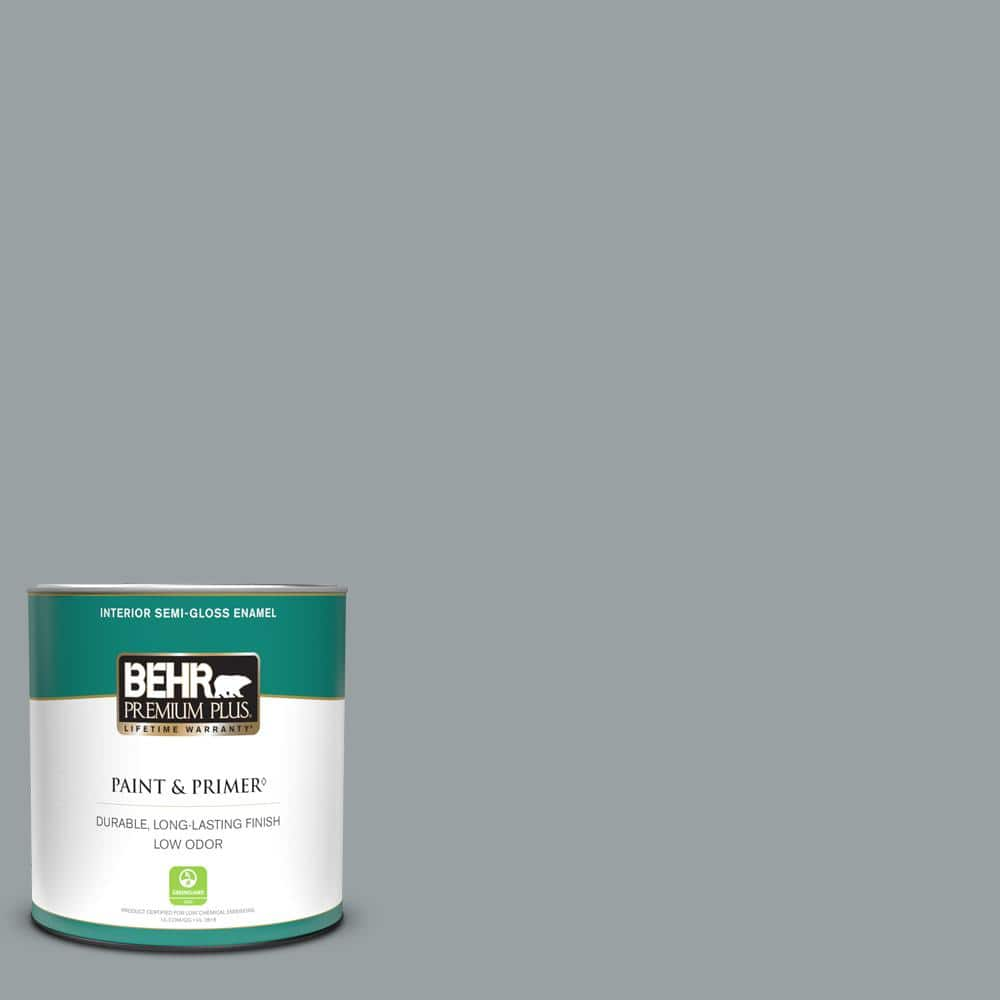 BEHR PREMIUM PLUS 1 qt. Home Decorators #HDC-SM16-02 River Rock Grey ...