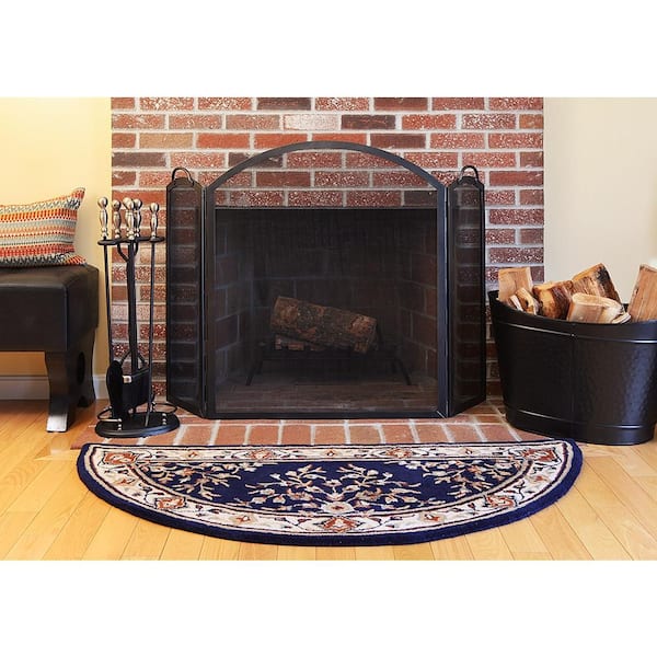 3 Panel Fireplace Screen, What Size Fireplace Screen