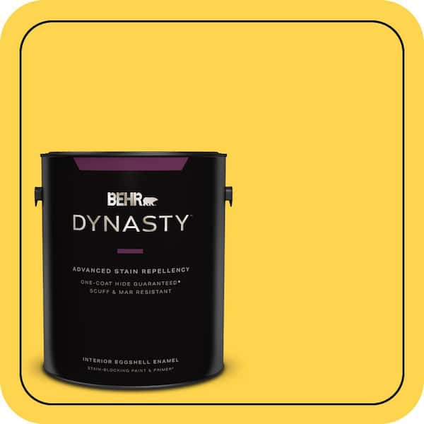 BEHR DYNASTY 1 gal. #370B-6 Vibrant Eggshell Enamel Interior Stain-Blocking Paint & Primer