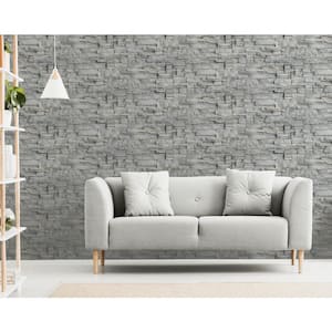 Slate Wall Grey Wallpaper