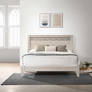 Azienda Dusty Grey Oak Queen Bed