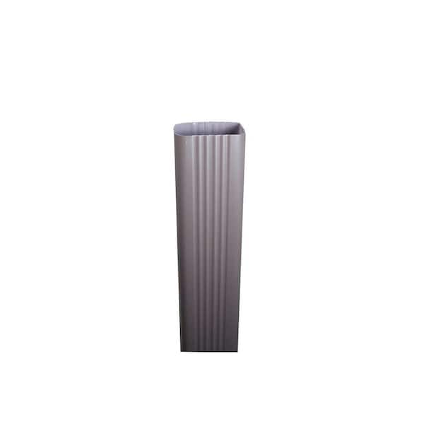 Spectra Pro Select 2 in. x 3 in. x 8 ft. Musket Brown Aluminum Downpipe