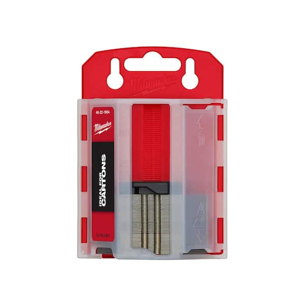 Milwaukee - Carton Utility Knife Blades with Dispenser (50-Piece)