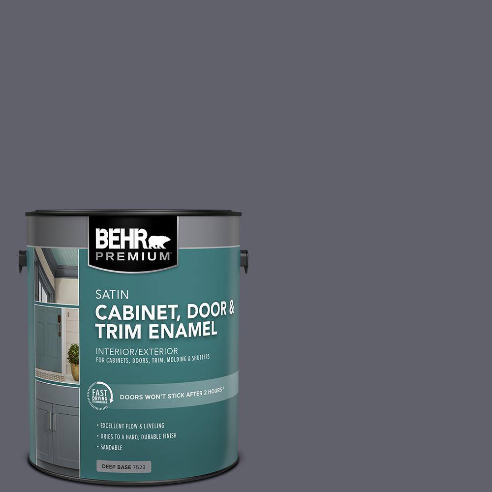 1 gal. #N540-6 Script Ink Satin Enamel Interior/Exterior Cabinet, Door & Trim Paint price history on PriceWatchPro