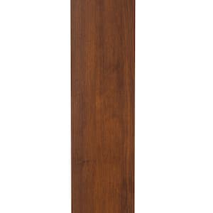 4 in. W x 105 in. L x 2 in. Thick Cherry Wood WPC Composite Wall Partition (Set of 3-Piece)