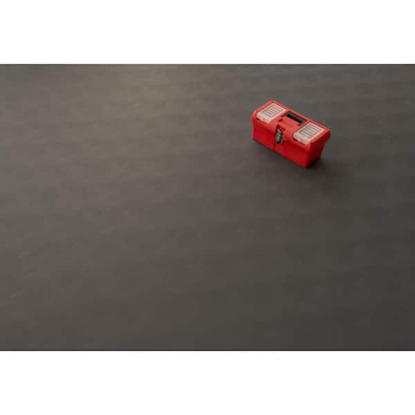 G-Floor Levant 10 ft. x 24 ft. Midnight Black Vinyl Universal Flooring  GF55LV1024MB - The Home Depot