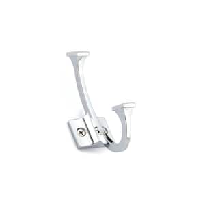 4-3/8 in. (111 mm) Chrome Transitional Wall Mount Hook