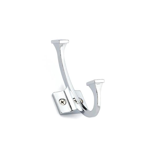 Nystrom 4-3/8 in. (111 mm) Chrome Transitional Wall Mount Hook