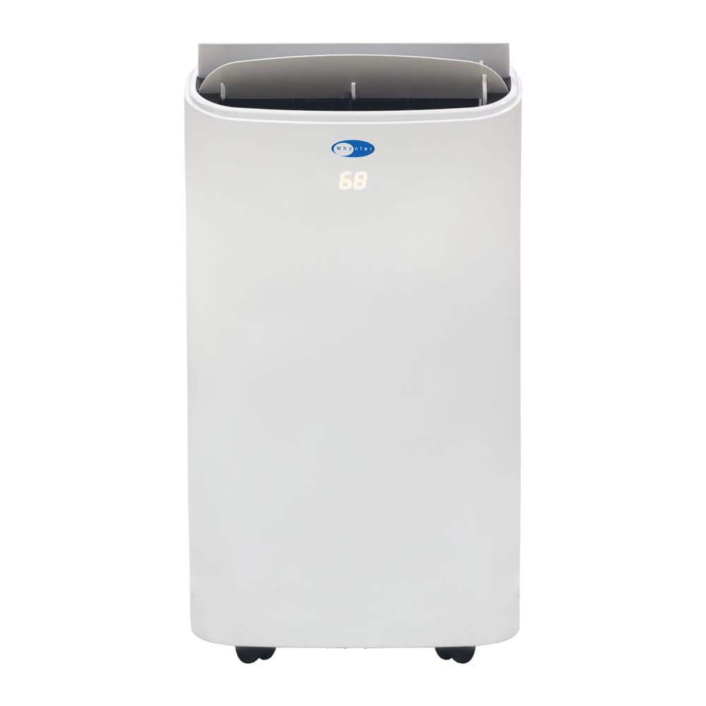Whynter 14,000 BTU Dual Hose Portable Air Conditioner in 10,000 SACC DOE in White with HEPA and
