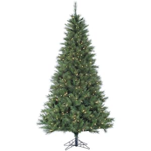 6.5-ft. Pre-Lit Canyon Pine Green Artificial Artificial Christmas Tree, Clear Smart Lights