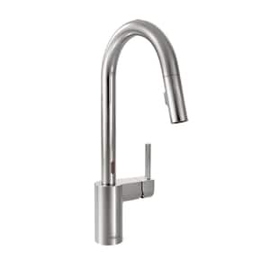 Align Single-Handle Touchless Pull-Down Sprayer Kitchen Faucet with MotionSense and Power Clean in Chrome